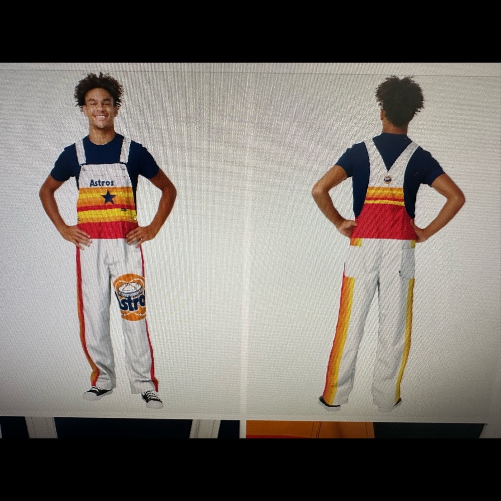 Astros overalls xl